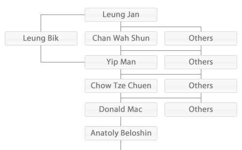 Yip Man, Chow Tze Chuen, Donald Mac, Анатолий Белощин